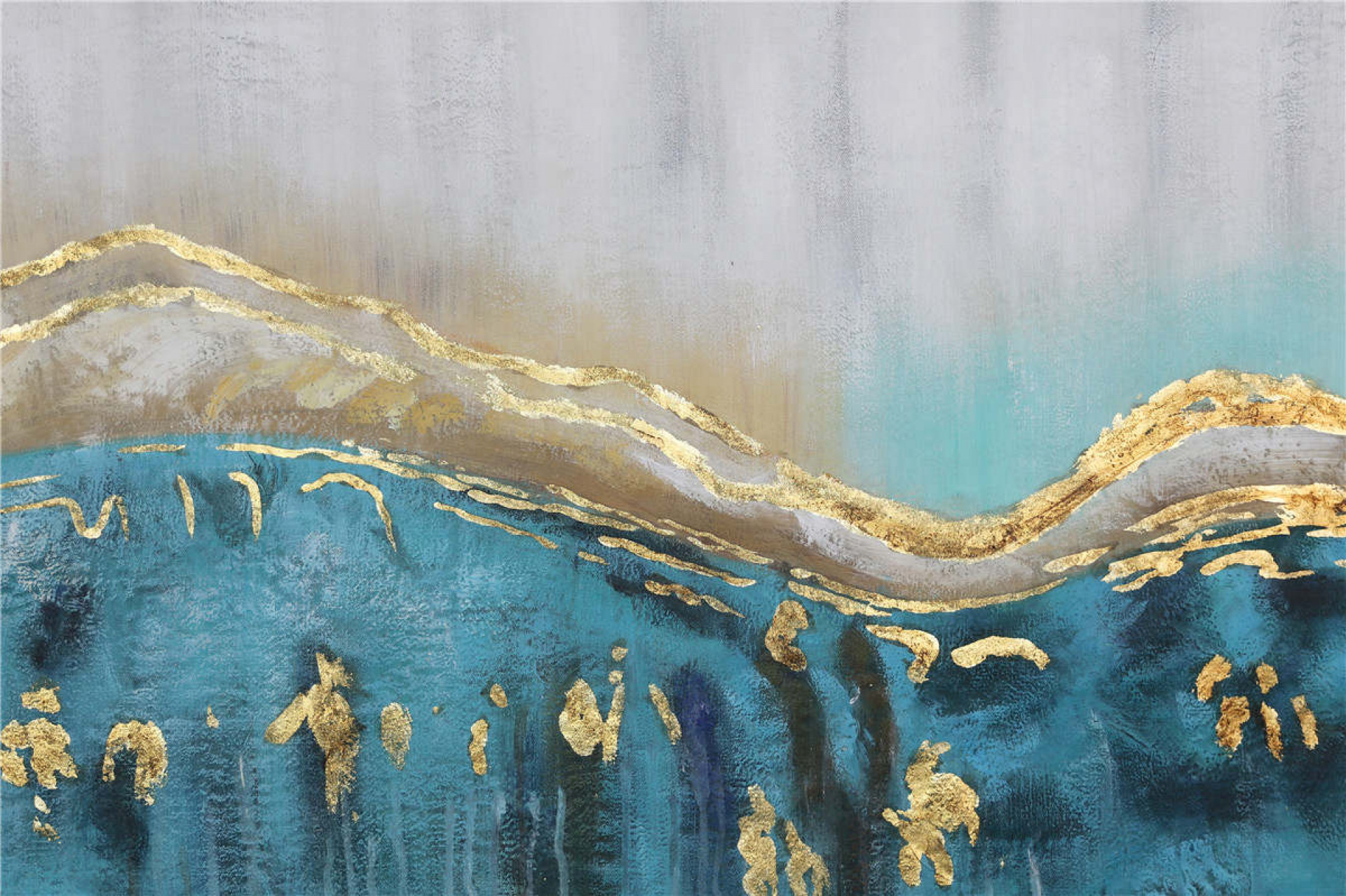 Dombok | modern absztrakt olaj (100% kézzel festett) | Modern Art