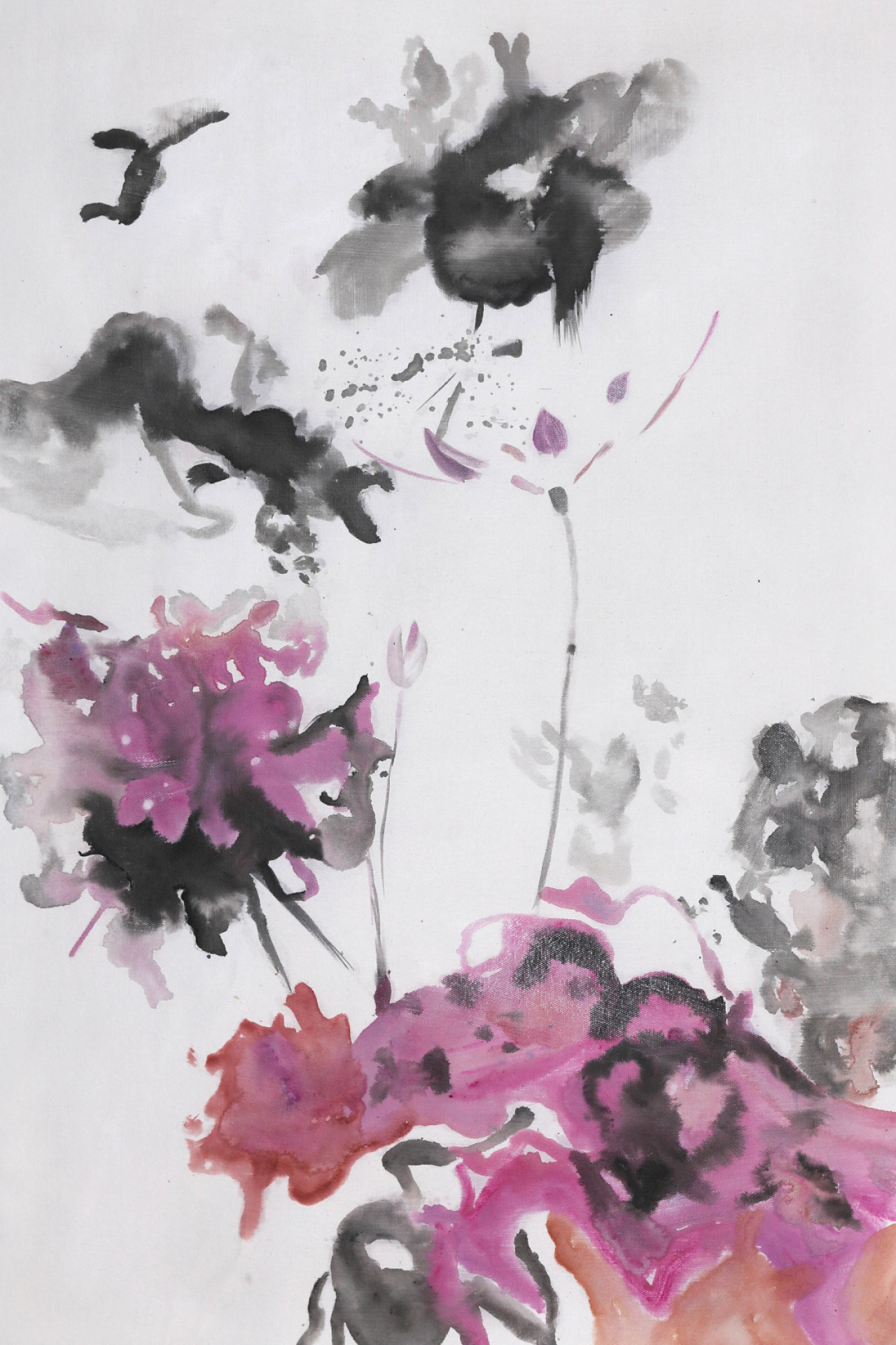 Virágzás | modern absztrakt olaj (100% kézzel festett) | Modern Art